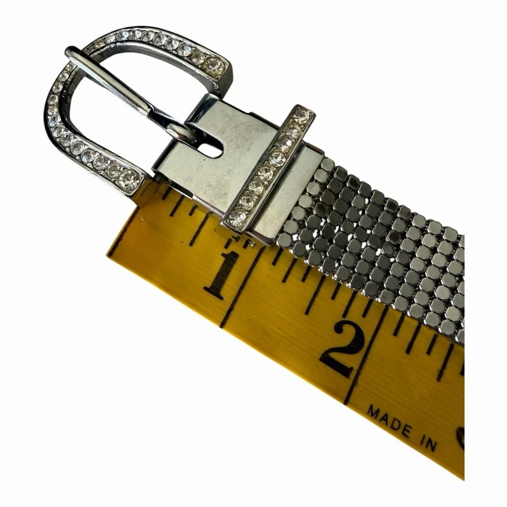 Beautiful Vintage Rhinestone Mesh Belt 1